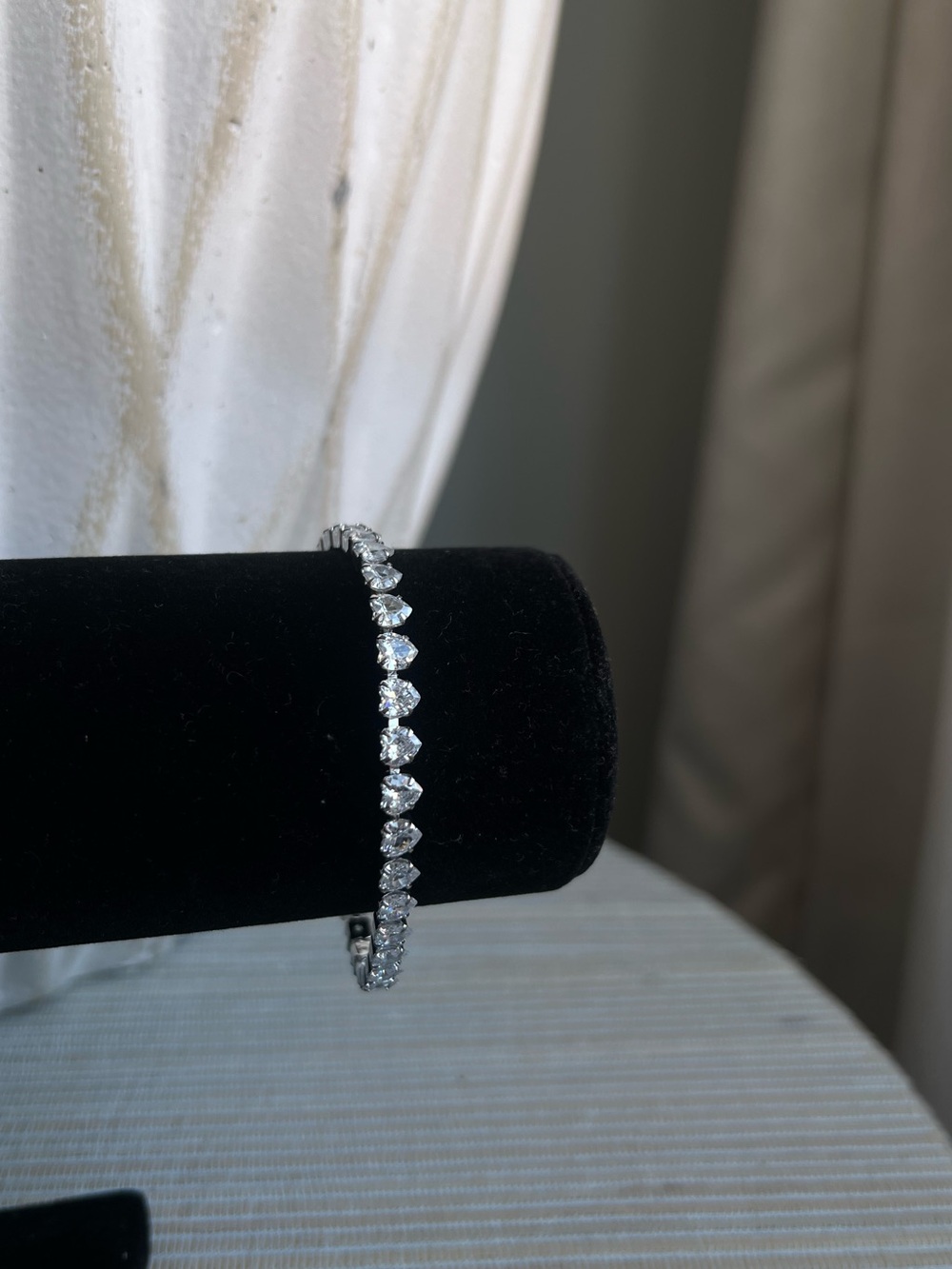 Classic White Cubic Zirconia Tennis Bracelet